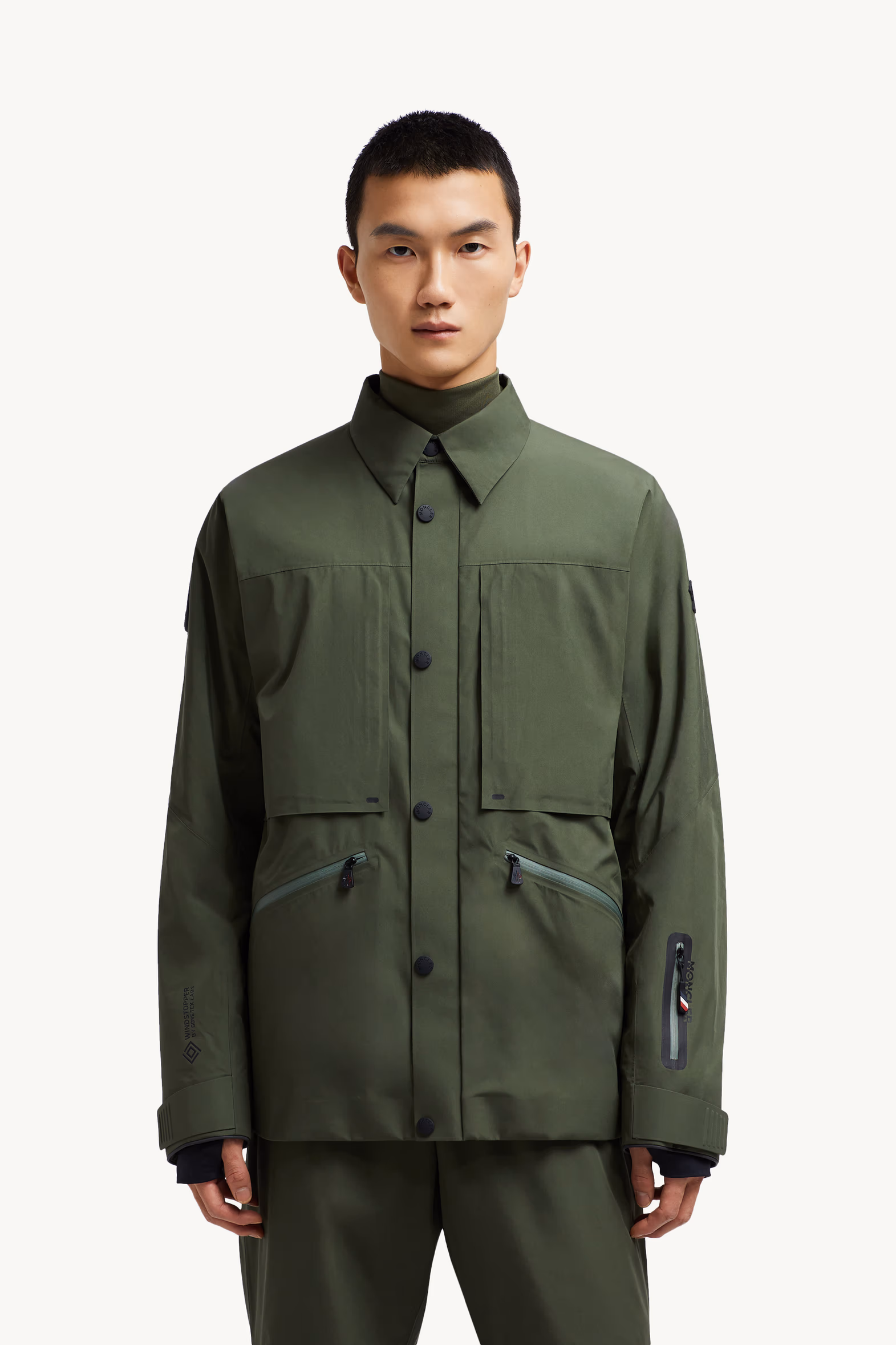 Chaqueta camisera Gorner de GORE-TEX Hombre Verde Oscuro Moncler 3